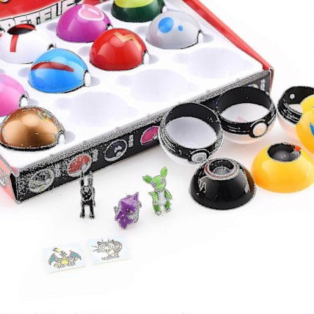 Poke Ball legetøj, med indvendigt legetøj Samlerobjekt Poke Trainer