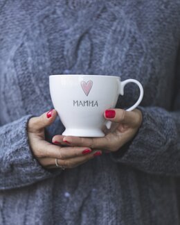 Tekopp Mamma 1-p Vit - Nääsgränsgården