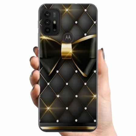Motorola Moto G30 Tpu Mobilskal Gyllene Rosett