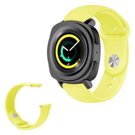 Pure color klockarmband för Samsung and Garmin watch - Lime