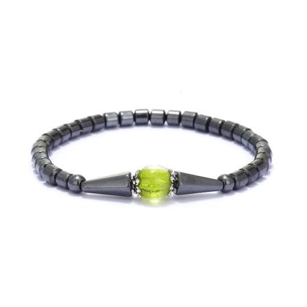 2-pakke anti-angst magnetisk ankelkjede Obsidian Chakra ankelkjede