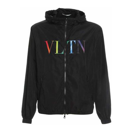 Valentino, Light Jackets Zwart, Heren, Maat:M