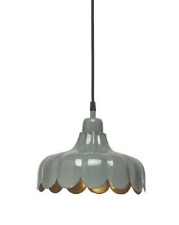 Loft/pendellampe grøn 24 cm. Grøn