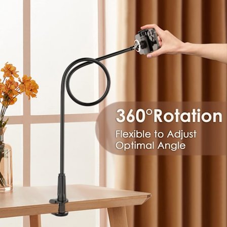 Mobiltelefonholder Universal Mobiltelefonholder Lang Arm Fleksibel Svanehals Justerbar for Seng 90cm