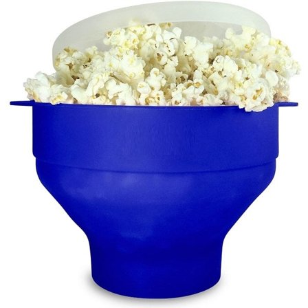Sammenleggbar silikon popcornbolle