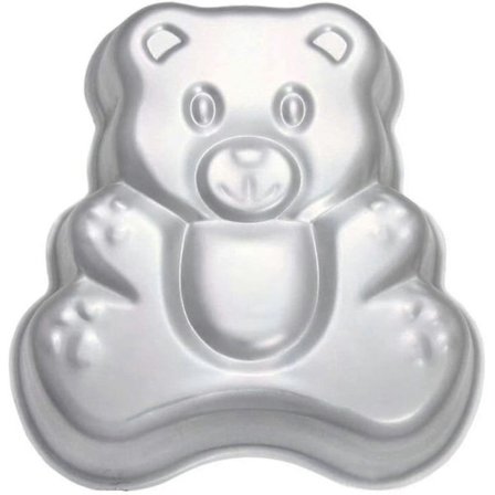 9-tommers bjørneformet 3D-bakeform i aluminium, kakeform, bursdagskakeform - Bjørn jn