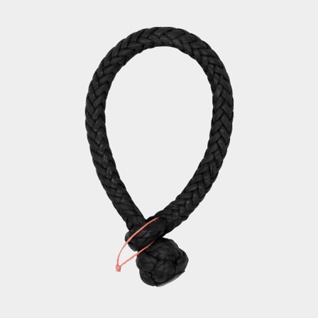 Pehmeä sakkeli Robline Ocean Small, Dyneema SK78, musta, Ø6 mm (valmistettu Ø3 mm köydestä), 65 mm, 500 kg