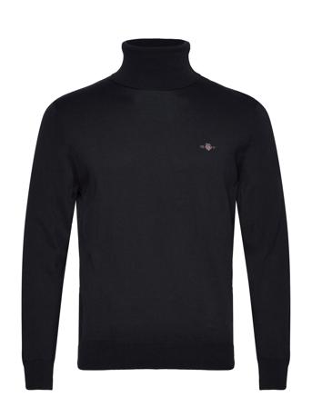Classic Cotton Rollerneck Tops Knitwear Turtlenecks Black GANT