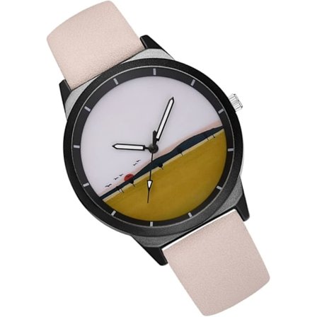 1 stk. Par Klokke Kvarts Armbåndsur Dameklokker Business Klokke Brilleholder Stativ Casual Armbåndsur Damer