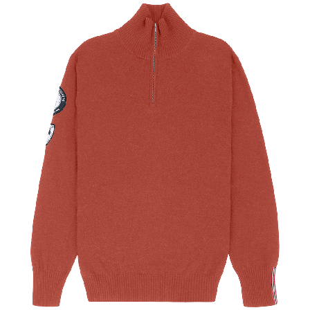 Amundsen Peak Half Zip Mens Terra Red