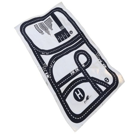 Matta barnrum vägar inredning leka köra bilar stad dekoration