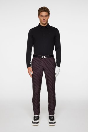 J.Lindeberg - Ellott Print Pant - Golf - Black - Men - 32/32