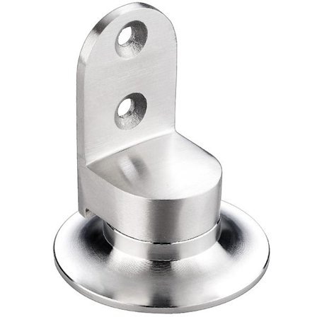 2 st Massiv Gjuten Sus304 Rostfritt Stål Golvmonterad Stark Magnetisk Dörrstopp