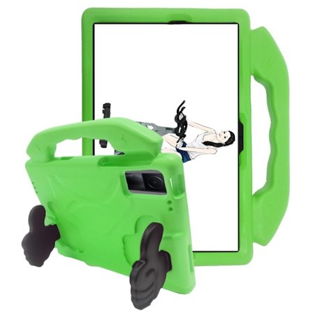 SKALO Samsung Tab A9+ Thumb Up Lasten Suojakotelo- Vihreä