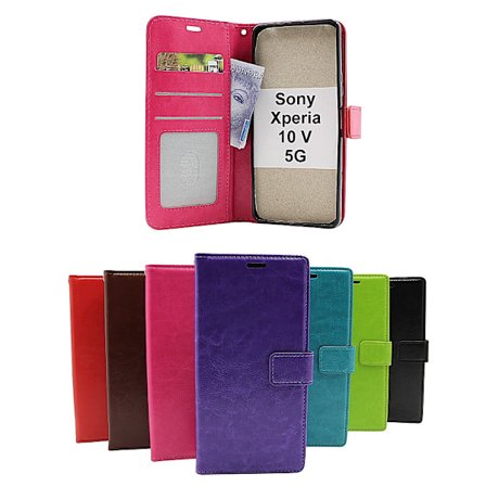 Crazy Horse Wallet Sony Xperia 10 V 5G