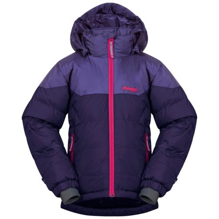 Bergans Ruffen Down Kids Jacket Children warmly-lined down jackets Purple 92