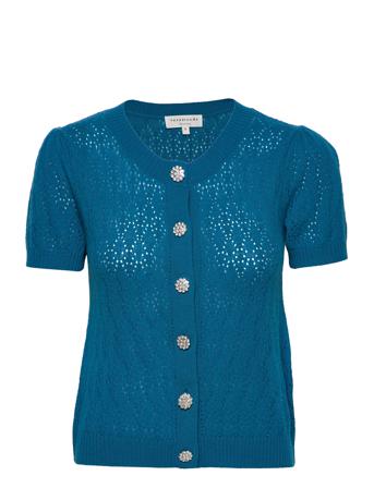 Wool & Cashmere Cardigan Blue Rosemunde