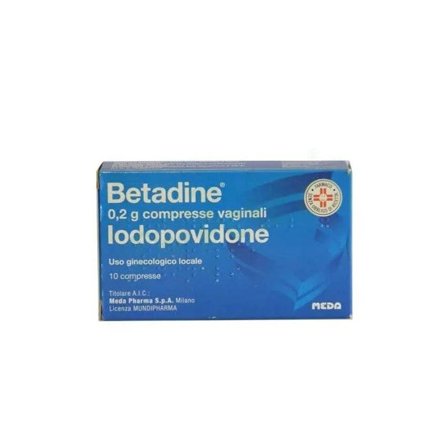 Betadine 10 Compresse Vaginali 200mg