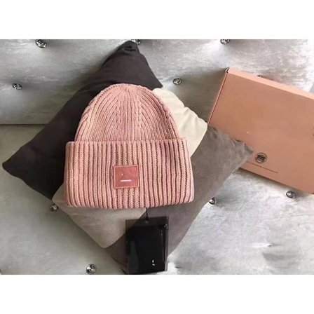 Ny enkel caps damehatt vinter kald og varm ullhatt Goros AC hatt for kvinner Off-white gul etikett Off-white gul etikett