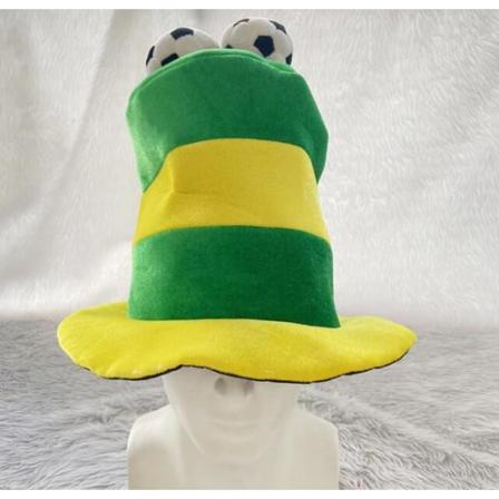 Fodboldkarnevalshat (grøn fodboldhat)