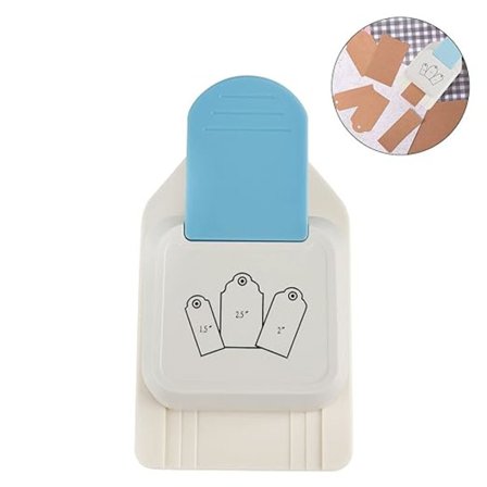 Tag-stans, 3 i 1 papirstans til bogmærker, håndværk