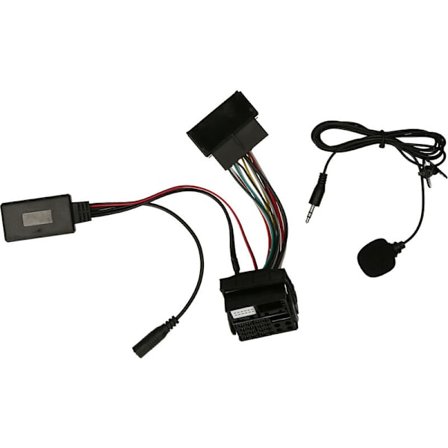 Bil BT 5.0 AUX Adapter Kabel 12pin Bilradio Audio Musikenhed Udskiftning til Volkswagen Skoda, Model: Multicolor 62