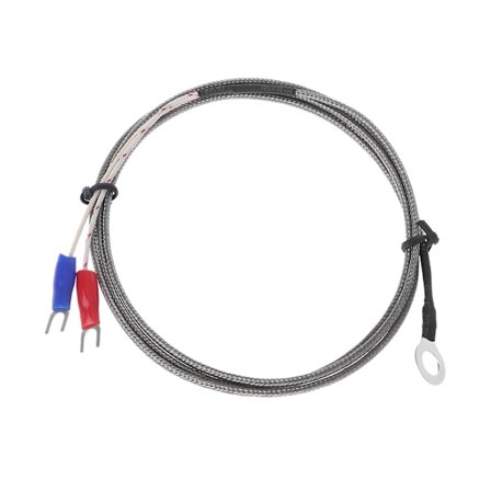 6 mm hullskive K Type termoelement temperatursensorprobe med 1M kabel
