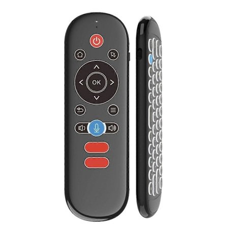 2,4G IR Luftmus & Fjernkontroll USB-mottaker Engelsk Trådløst Mini Tastatur for Android Smart TV B