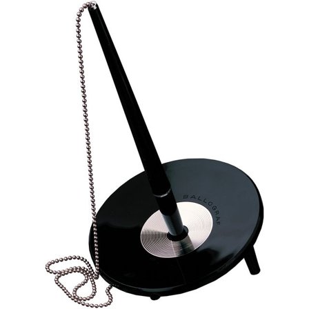 BALLOGRAF Kulpenna Deskset medium blått bläck svart - Lyreco - Kontorsmaterial - Pennor - Kulpennor