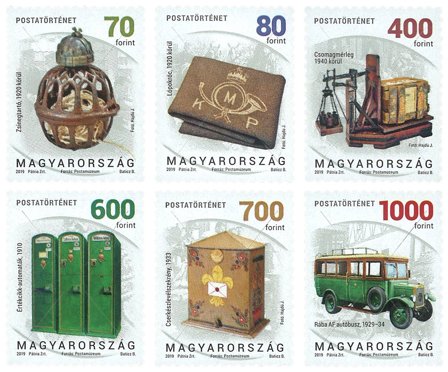 Ungarn - Posthistorie - Postfrisk sæt 6v