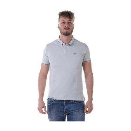Armani Jeans 3Y6F246J0Vzverde Polo Shirt Blå, Herre