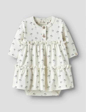 Lil'Atelier Nbfgayo Sum Ls Body Dress Lil - Cream - 80