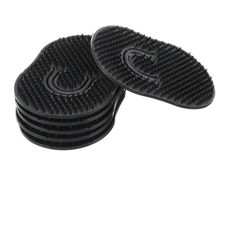 6 stk liten rundt hår børste lomme kam hår herre skjegg bart håndflate reise hodebunn massasje