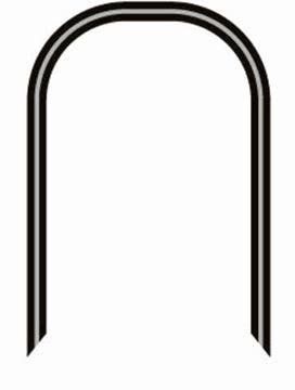 Ironside 140074 Kabelklammer for kabeldiameter 4,5 mm, 1000-pakning 9,5 mm, Installasjonsmaterial