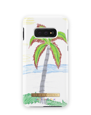 La Escuela iDeal Galaxy S10E Crayon Palm Tree