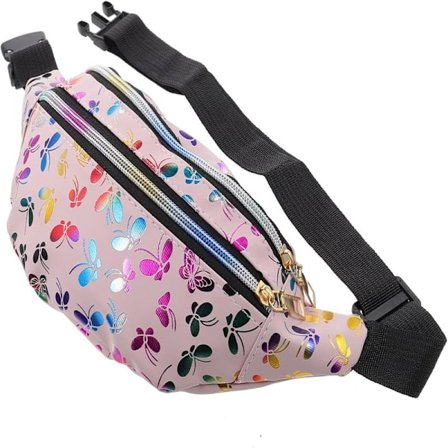Fanny Pack Mode Bæltetaske Dame Mode Bælter Trendy Bæltetaske Lynlås Opbevaringstasker Bæltetaske til Kvinder Telefon Bæltetaske Vand Rejse Stof