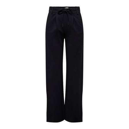 Only, Onlpoptrash Easy Straight Slit Trousers Zwart, Dames, Maat:L,polyester