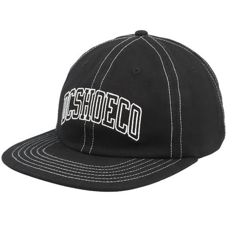 DC - Svart snapback Caps - Varsity Cap Black Strapback @ Hatstore