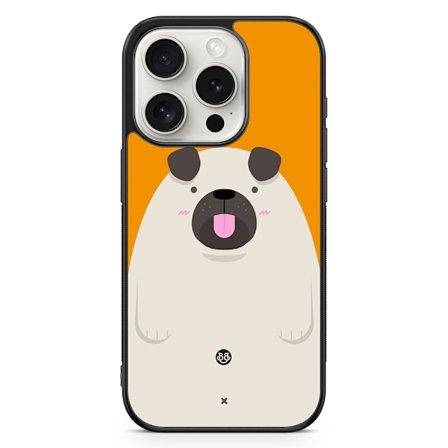 Bjornberry Skal iPhone 15 Pro - Fet Mops