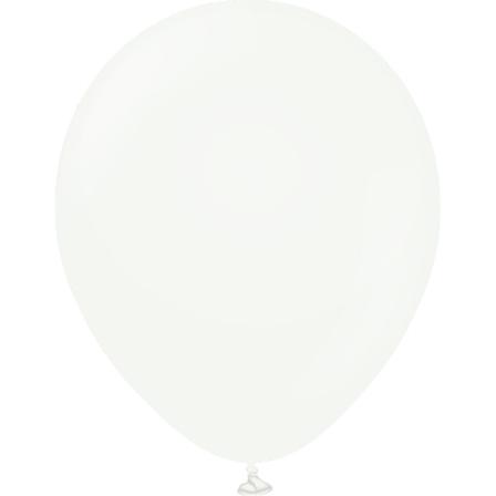 Kalisan Latex Retro Ballonger (Förpackning om 100) En Storlek Vit White One Size
