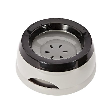 Skål til kæledyrshunde, vandskål til kæledyr, der ikke spilder, langsom drikkevandskål til kæledyr, skridsikker vandskål til kæledyr, der bæres i 