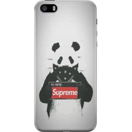 Apple iPhone 5s Genomskinligt Skal Panda Sup