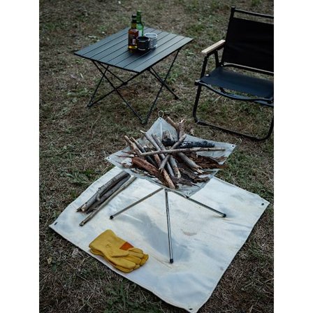 Utendørs camping brannsikker duk piknik grill isolasjonsmatte flammehemmende høy temperatur brannteppe flammehemmende duk tykkelse 0,5 mm