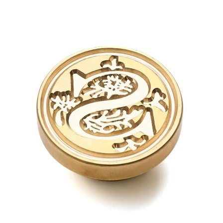 Vaxstämpelhuvud Vaxsigillstämpel S S S