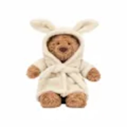 Jellycat Pehmolelu Bartholomew Karhu Kylpytakki