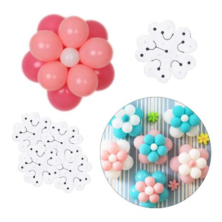 Ballon Flower 10-Pack - Balloon Holder til dekoration