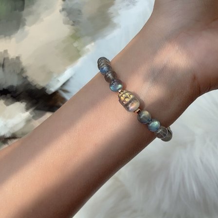 Sterkt lys liten pære armbånd grå kvinne par send kjæreste