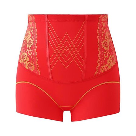 Nye højtaljede kontrastfarvede mave stramme undertøj til kvinder, stærke mave stramme hoftebukser, blonde sporløse formende postpartum mave stramme 