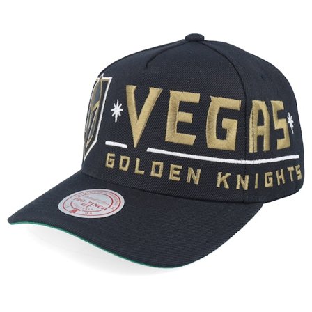 Mitchell & Ness - NHL Černá adjustable Kšiltovka - Vegas Golden Knights Busted Pro Black A-Frame Adjustable @ Hatstore