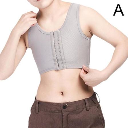 Kvinnor Krok Kort Väst Bröstbindare Andas Elastisk Slim Cors